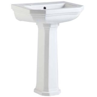 Раковина Boheme Vogue с пьедесталом белый 942