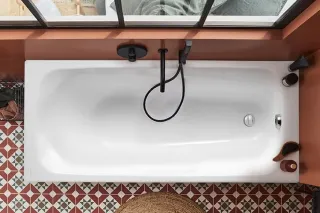 Ванна чугунная Jacob Delafon Melodie E2932-00 160x70 см белый