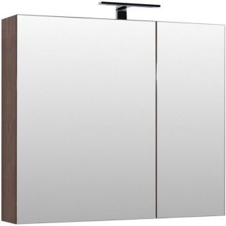 Зеркальный шкаф Aquanet Нью-Йорк 203955 100 см шпон орех