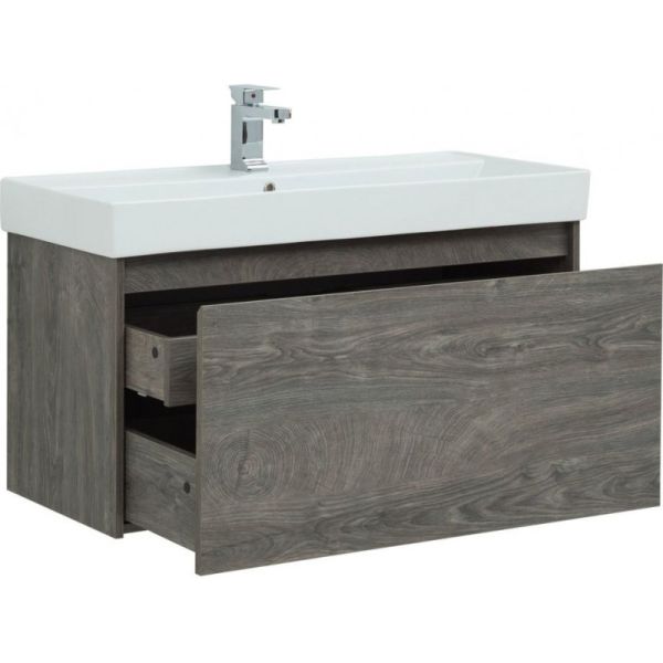 Тумба под раковину Aquanet Nova Lite 242579 100 см дуб рошелье