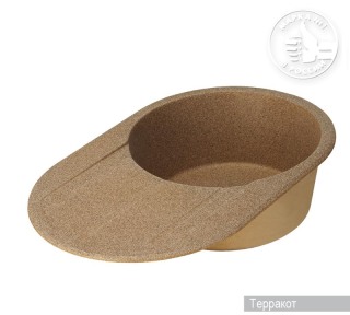 Мойка кухонная Акватон Амира 78см терракотовый