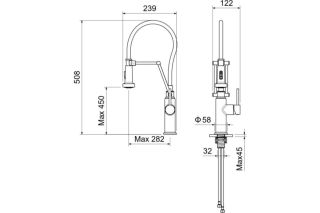 Смеситель для кухни Aquatek Европа AQ1388CR хром