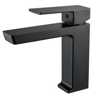 Смеситель для раковины Rose R1801H-1 чёрный матовый