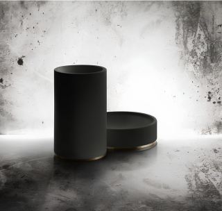 Мыльница Gessi 316 58526.707 чёрный брашированный