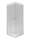Душевая кабина Triton Вельвет Щ0000071050 80x80 см профиль белый стекло матовое