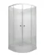 Душевая кабина Triton Лайт Щ0000070695 90x90 см профиль белый стекло с узором