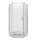 Душевой уголок Triton Дека Щ0000056816 100x100 см профиль хром стекло прозрачное