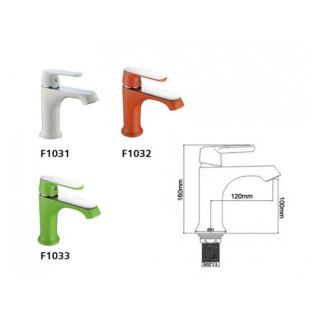 Смеситель для раковины Frap F1033 зеленый