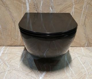 Унитаз CeramaLux CL2196 -18 подвесной с сиденьем Микролифт