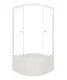 Душевой уголок Triton Ультра Щ0000061800 90x90 см профиль белый стекло прозрачное