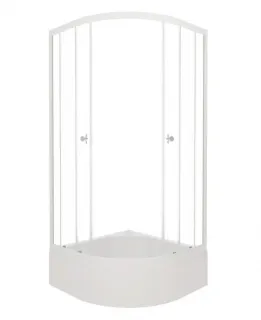 Душевой уголок Triton Ультра Щ0000061812 90x90 см профиль белый стекло прозрачное