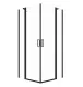 Душевой уголок Triton Тау Щ0000054036 90x90 см профиль чёрный стекло прозрачное