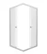 Душевой уголок Triton Вельвет Щ0000063060 90x90 см профиль белый стекло матовое