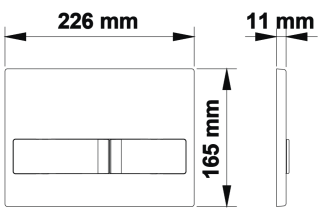Инсталляция для унитаза Berges Novum L3 с кнопкой хром глянец 040213