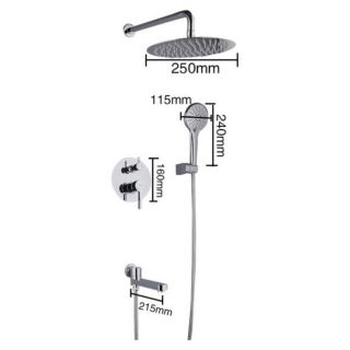 Душевой комплект Gappo G7104 хром