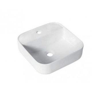 Накладная раковина Gappo GT205 38 см белый