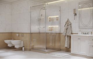 Душевой уголок Ambassador Abner 10011102L 100x100см левый хром/прозрачное