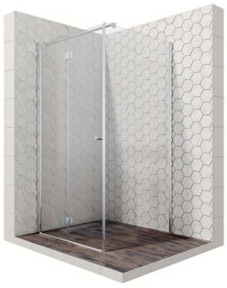 Душевой уголок Ambassador Diamond 12011106L 100x100см левый хром/прозрачное