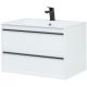 Тумба под раковину Aquanet Lino 253903 80 см белый матовый