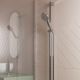 Душевой гарнитур Paini Catania CTCR121L12 120см хром