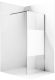 Душевая перегородка Ambassador Walk-in 15034130 70см хром/прозрачное с матовой полосой