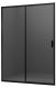 Душевая дверь Ambassador Forsa 17022220ABB 140см чёрный/тонированное