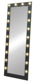 Зеркало гримёрное Continent ЗГП45 напольное 60см чёрный