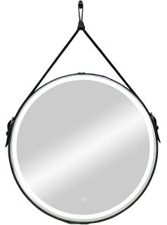 Зеркало с подсветкой Continent Millenium Black ЗЛП969 на ремне 65см чёрный
