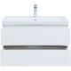 Тумба под раковину Aquanet Беркли 302351 80 см белый глянец