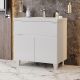 Тумба под раковину напольная Onika Стрим 108059 80 см белый
