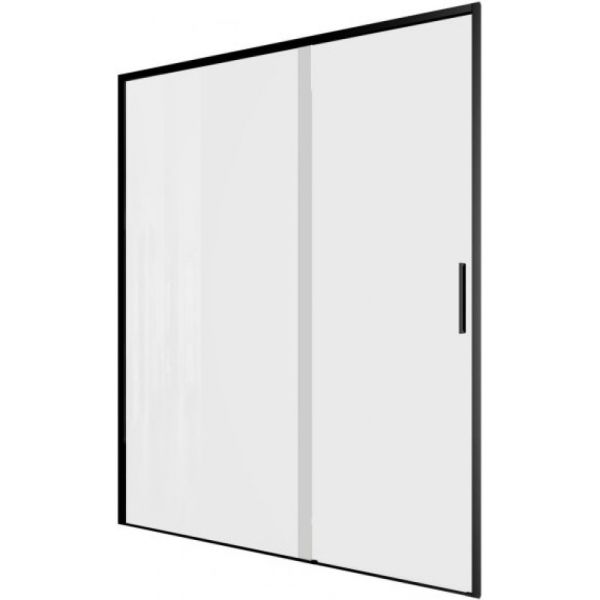 Душевая дверь Aquanet Pleasure Evo AE65-N140-BT 312541 140 см профиль чёрный стекло прозрачное