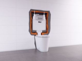 Бачок сливной OLI 74 (для скрытого монтажа,  под механическую панель слива).