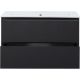 Тумба под раковину Aquanet Милан 316690 105 см чёрный