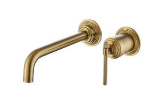 Смеситель для раковины Boheme из стены, ETERNA BRONZE бронза