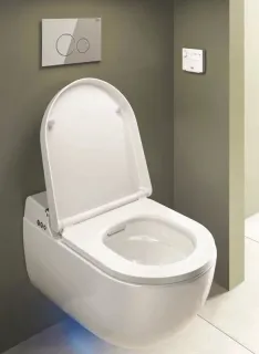 Умный унитаз Kludi Cleantronic 16WCW0143 безободковый белый