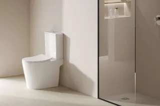 Унитаз-компакт Kludi Resa R 23WCB0643 безободковый смыв торнадо белый