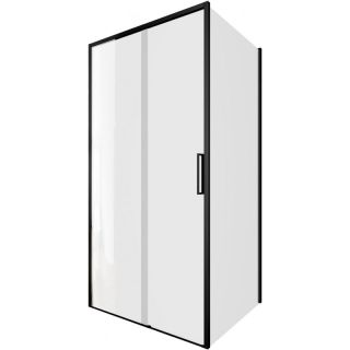 Душевой уголок Aquanet Pleasure Evo AE65-120x100-BT 346125 120x100 см профиль чёрный матовый стекло прозрачное