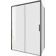 Душевой уголок Aquanet Pleasure Evo AE65-130x100-BT 346126 130x100 см профиль чёрный матовый стекло прозрачное