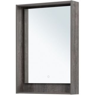 Зеркало с подсветкой Aquanet Милан 336393 60 см дуб рошелье