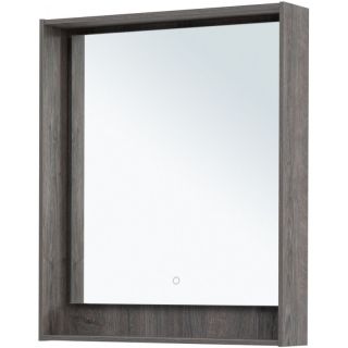 Зеркало с подсветкой Aquanet Милан 336394 70 см дуб рошелье