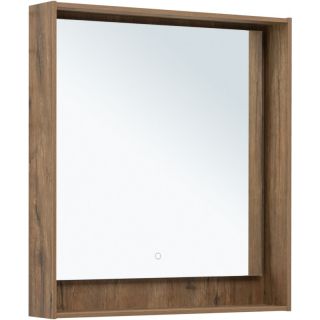 Зеркало с подсветкой Aquanet Милан 336400 80 см дуб рустикальный