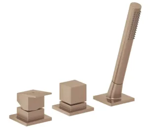 Смеситель на борт ванны Kludi Decus 54447N175 брашированная бронза