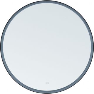 Зеркало с подсветкой Aquanet Тренд 316653 80 см чёрный