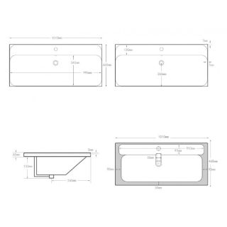 Раковина Aquanet Flash 333270 100 см белый