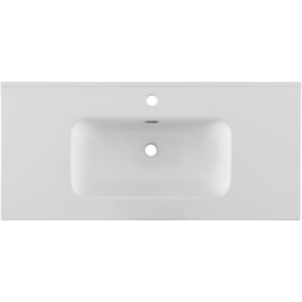 Раковина Aquanet Flat 330426 100 см белый матовый