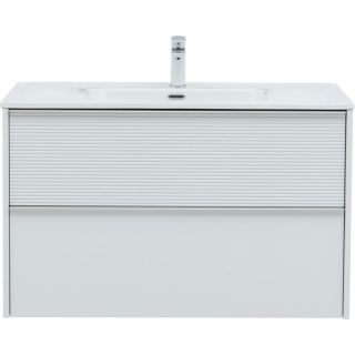 Тумба под раковину Aquanet Вита 330474 100 см белый матовый