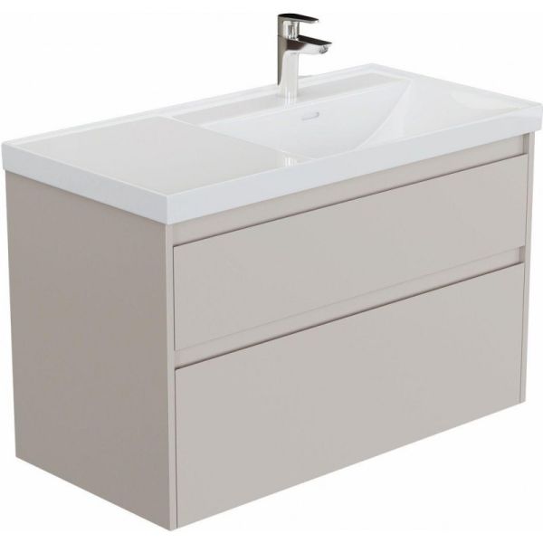 Тумба под раковину Aquanet Nova Lite 2.0 346326 R 100 см бежевый