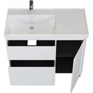 Тумба под раковину Aquanet Nova Lite 2.0 346341 R 100 см белый