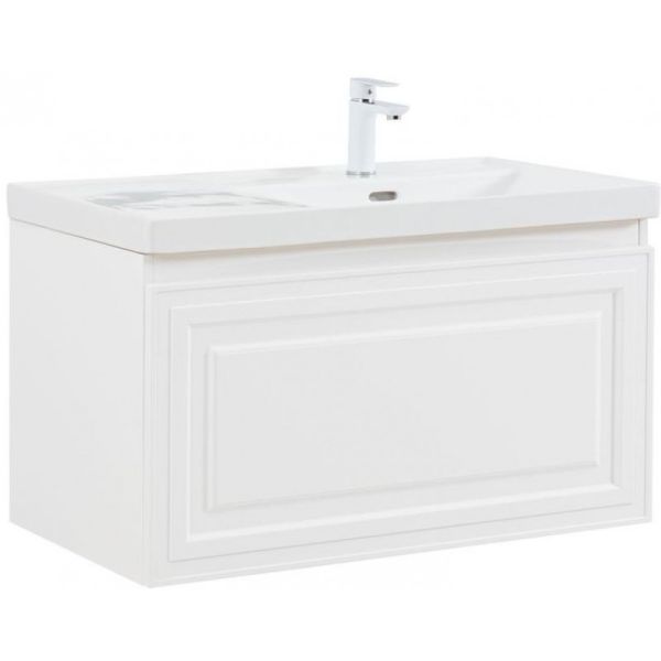 Тумба под раковину Aquanet Агата 345482 90 см белый сатин