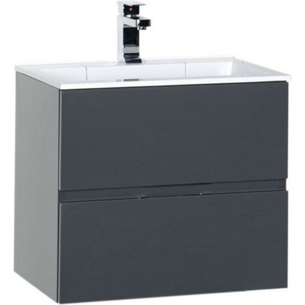 Тумба под раковину Aquanet Алвита 183991 60 см серый антрацит